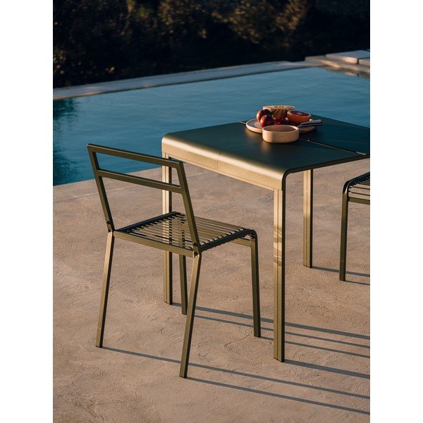 Zelená kovová zahradní židle Oto – noo.ma-image-4