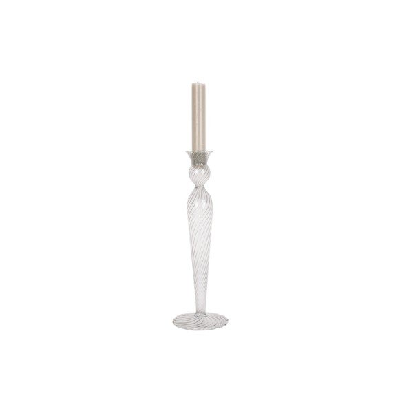 Skleněný svícen PT LIVING Swirl, výška 26,5 cm-image-2