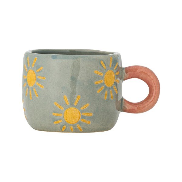 Světle modrý keramický dětský hrnek 110 ml Nini – Bloomingville