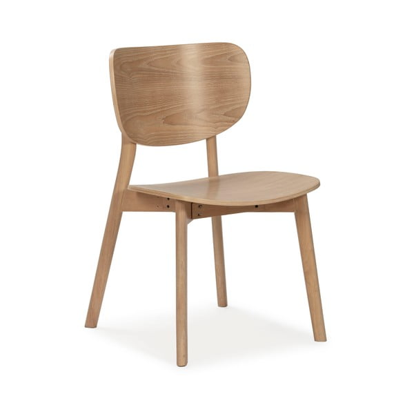 Přírodní dřevěná jídelní židle Marckeric Azara