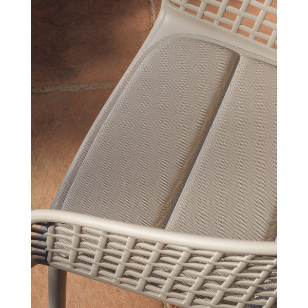 Béžový zahradní podsedák 43x45 cm Sindera – Kave Home-image-1