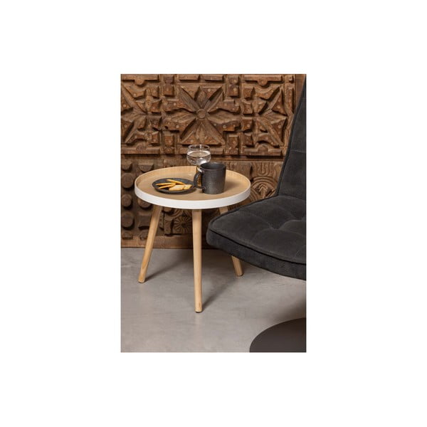 Odkládací stolek s bílým detailem WOOOD Sasha-image-2