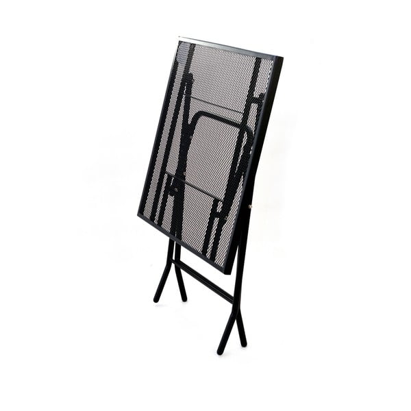 Kovový zahradní jídelní stůl 70x70 cm - Rojaplast-image-2