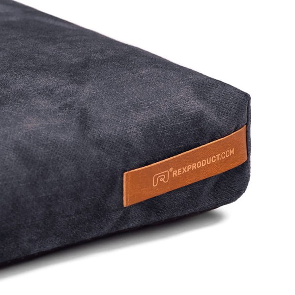 Tmavě šedá matrace pro psa z Eko kůže 60x70 cm SoftPET Eco L – Rexproduct-image-2