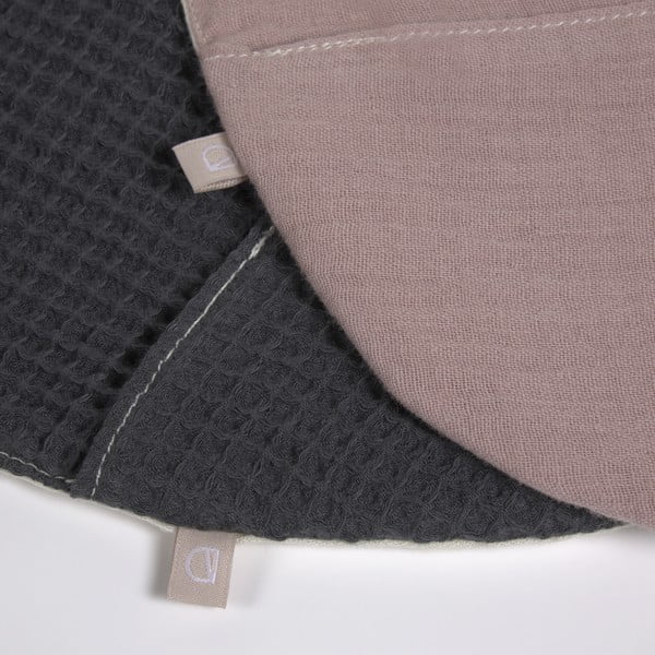 Sada 2 bryndáků s kapsou z organické bavlny Kave Home Marinet-image-1