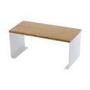 Bílá/v přírodní barvě kovová přídavná polička 30,5x14 cm Tosca – YAMAZAKI