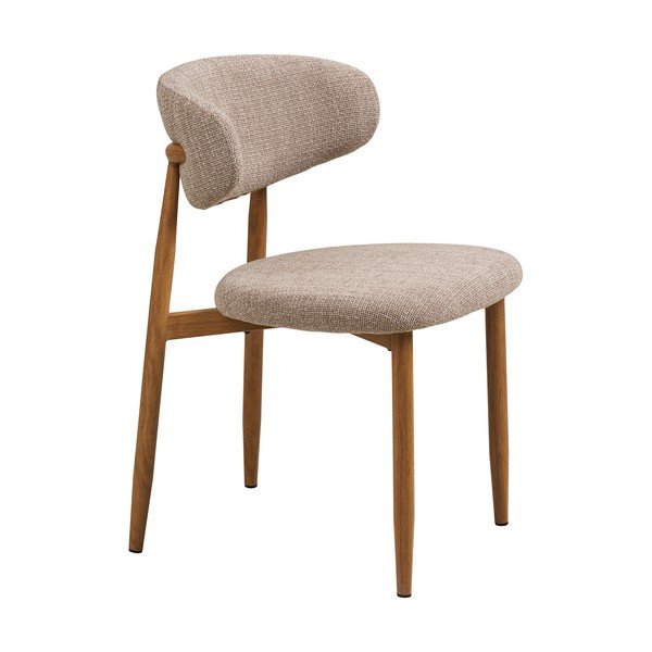 Béžová/v přírodní barvě čalouněná jídelní židle Levanto – House Nordic-image-2