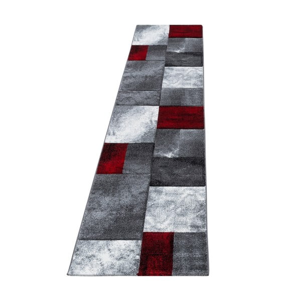 Vínovo-šedý běhoun 80x300 cm Hawaii – Ayyildiz Carpets