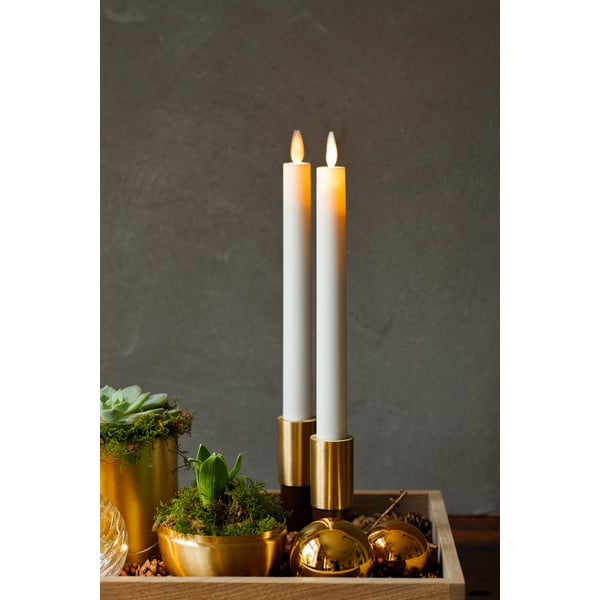 LED svíčky v sadě 2 ks na baterky (výška 25 cm) Sara Crown – Sirius-image-1