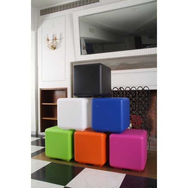 Fluorescenční stolek Cubo, modrý-image-3