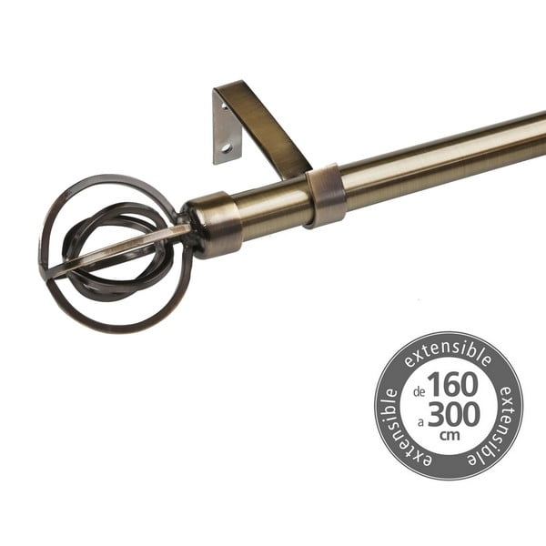 Kovová roztažitelná garnýž 160 - 300 cm – Casa Selección-image-1