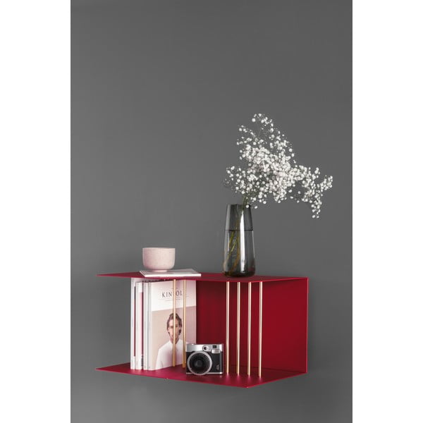 Červená kovová police Teaser – UMAGE-image-1