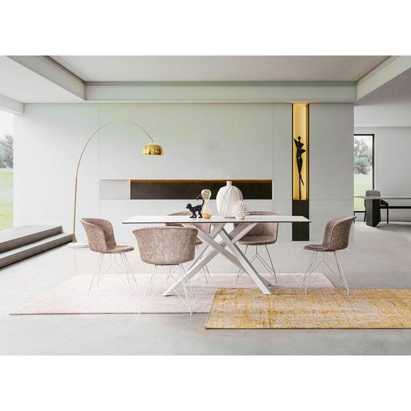 Ručně tkaný koberec z žinylky v hořčicové barvě 155x230 cm Yuno – Bizzotto-image-2