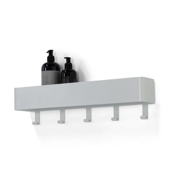 Bílá nástěnná ocelová koupelnová polička Multi – Spinder Design-image-2