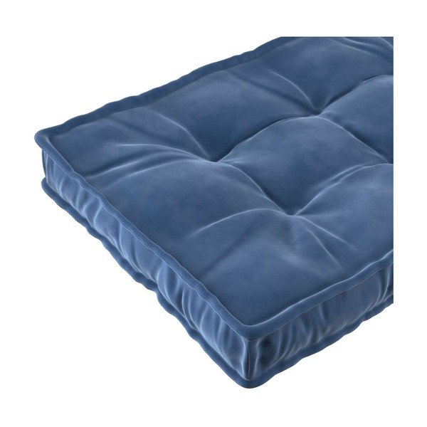 Modrá dětská matrace 60x120 cm Posh Velvet - Yellow Tipi-image-1