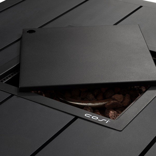 Skleněný set k ohništi COSI Cosi, 45 x 45 cm-image-1