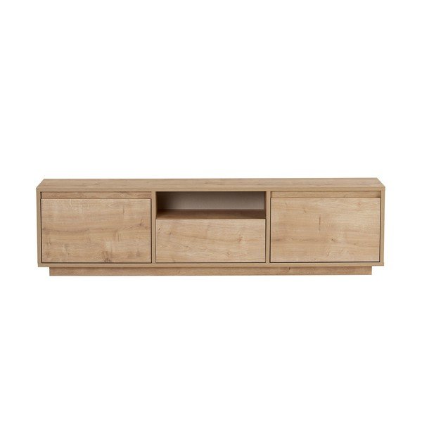 TV stolek v dekoru dubu v přírodní barvě 160x42x30 cm Sentinel – Kalune Design-image-3