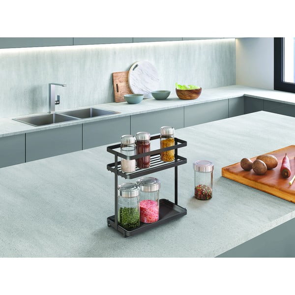 Organizér na kořenky z nerezové oceli Tokyo Lava – Metaltex-image-1