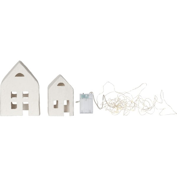 Bílá vánoční světelná dekorace 2 ks Plain – Star Trading-image-4