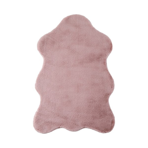 Světle růžová syntetická kožešina 60x90 cm Caty – Ayyildiz Carpets