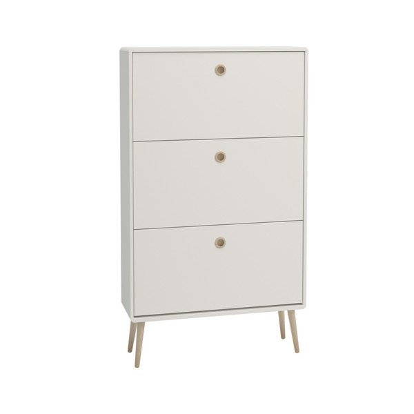 Krémově bílý botník se 3 zásuvkami Steens Soft Line-image-1