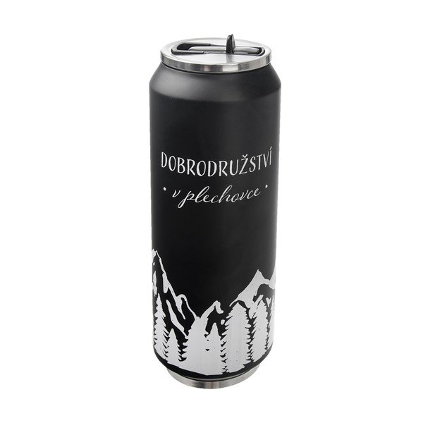 Černá termoska 700 ml – Orion-image-1