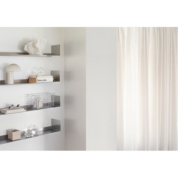 Ocelová police v matně stříbrné barvě 80,5 cm Float – Mette Ditmer Denmark-image-2