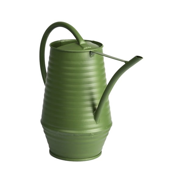 Tmavě zelená zahradní konvička Esschert Design Watering, 950 ml