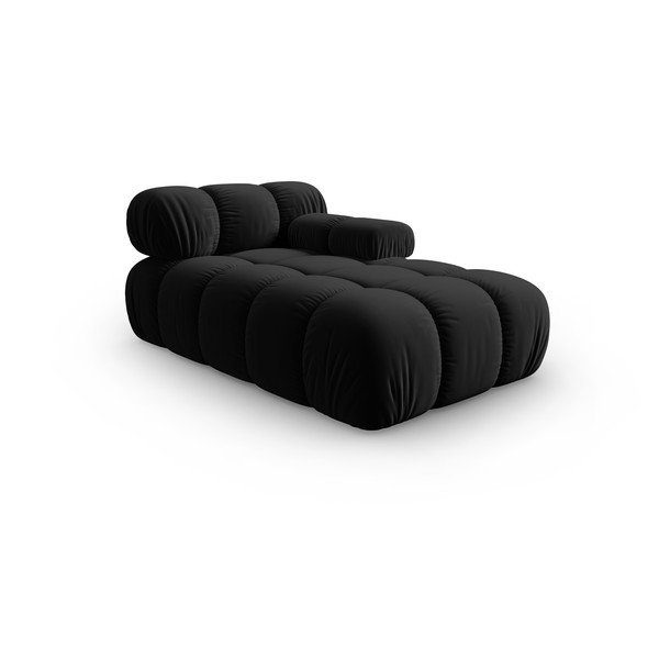 Černá sametová lenoška (pravý roh) Bellis – Micadoni Home-image-3