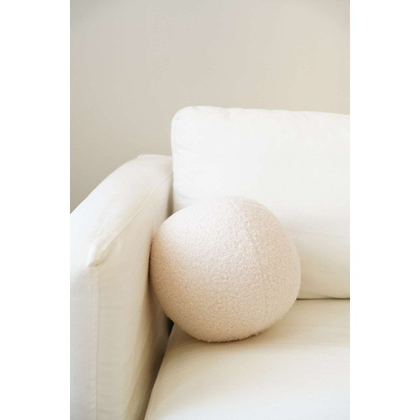 Dekorační polštář z materiálu bouclé ø 20 cm Top – Mioli Decor-image-1