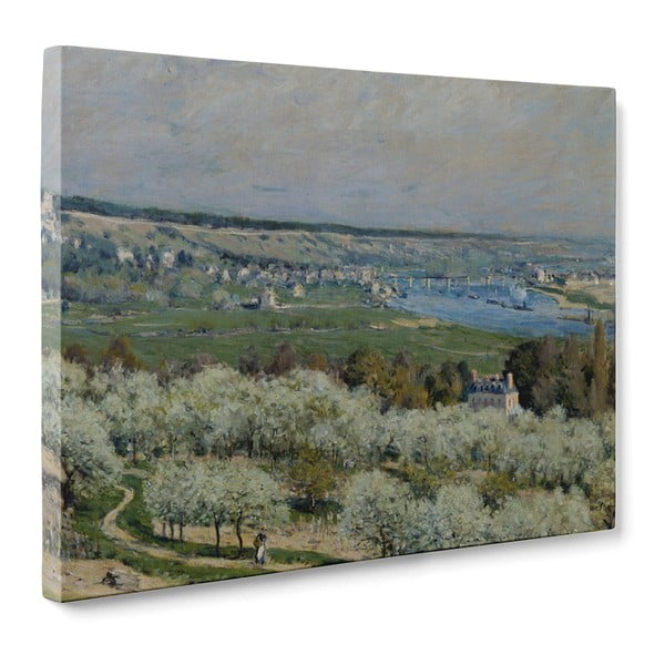 Obraz The Terrace at Sanit-Germain - Alfred Sisley, 50x70 cm