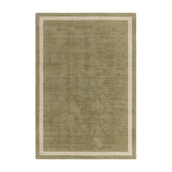 Khaki ručně tkaný vlněný koberec 200x300 cm Albi – Asiatic Carpets