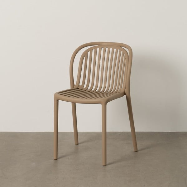 Béžová plastová jídelní židle Alia – Ixia-image-1