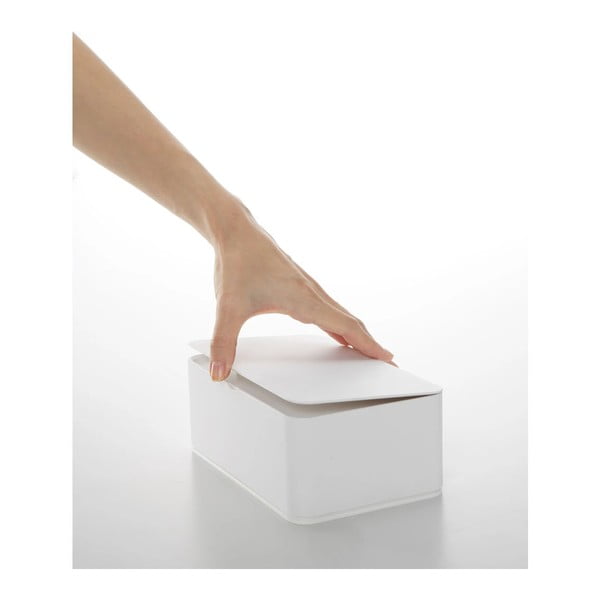 Bílá krabička na vlhčené ubrousky YAMAZAKI Smart-image-4