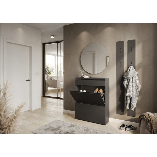 Antracitový botník 80x107x29 cm Baldone – Germania-image-4