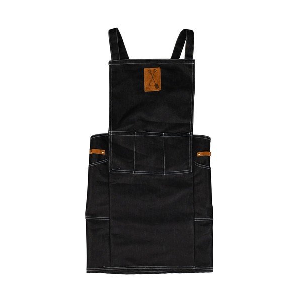 Černá zahradnická zástěra Esschert Design Denim Japan-image-2