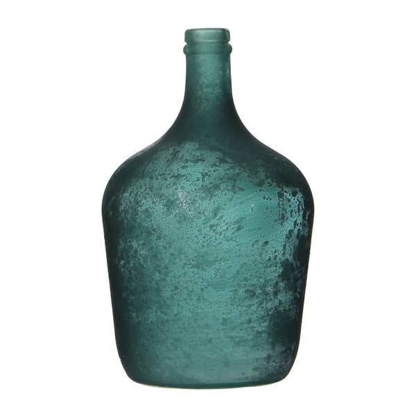 Modrá skleněná váza Mica Diego, 30 x 18 cm