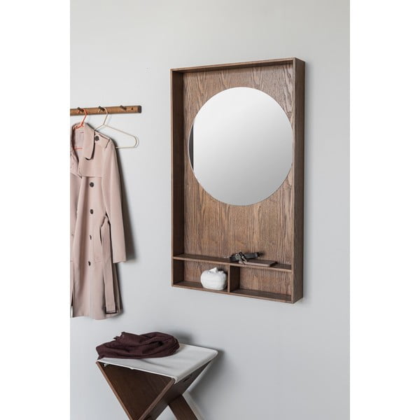 Hnědý věšákový panel z dubového dřeva 60x100x11,5 cm Show Me – Mette Ditmer Denmark-image-1