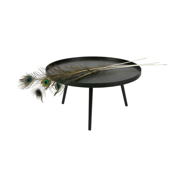 Černý konferenční stolek WOOOD Mesa, Ø 78 cm-image-4