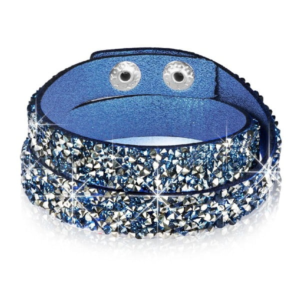 Náramek Blue Shine, 34 cm