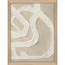 Ručně malovaný obraz 32,5x42,5 cm Raw organic – Malerifabrikken