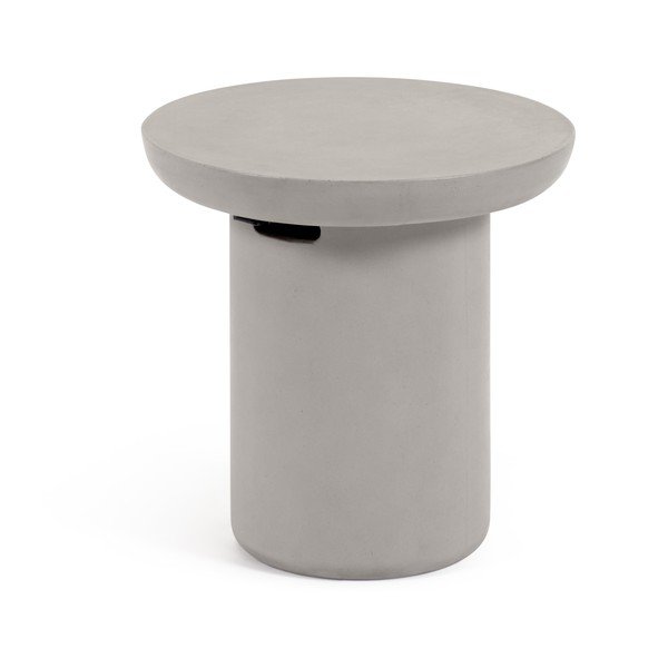 Betonový kulatý zahradní stolek ø 50 cm Taimi – Kave Home