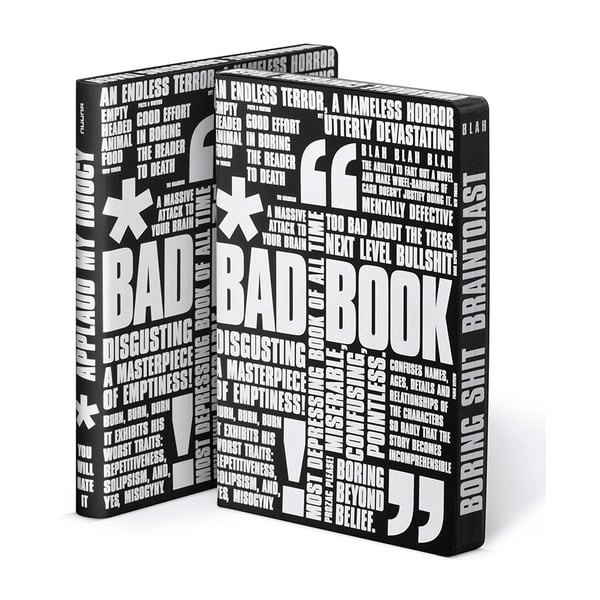 Zápisník Bad Book, 16,5x22 cm