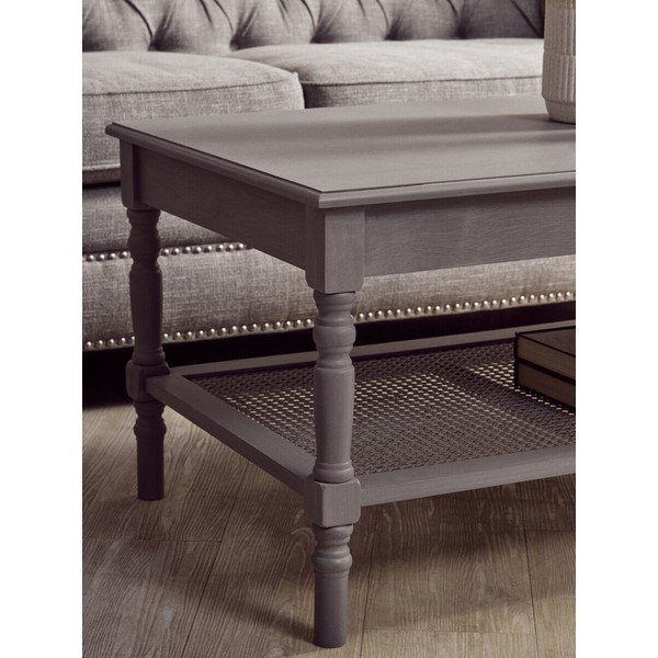Šedý konferenční stolek 60x120 cm Heritage – Premier Housewares-image-2