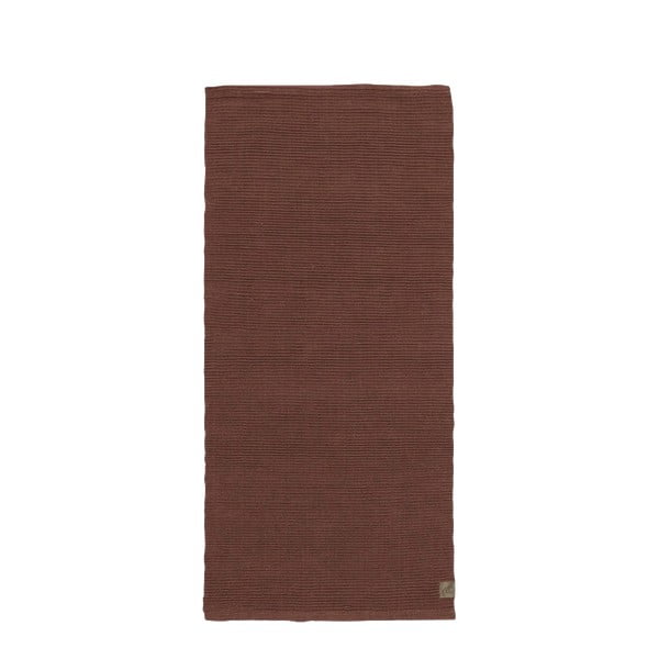 Hnědý jutový koberec běhoun 75x245 cm Ribbon – Mette Ditmer Denmark