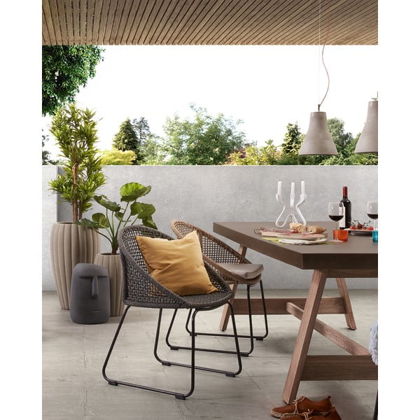 Šedá cementová dekorace La Forma Levin-image-2