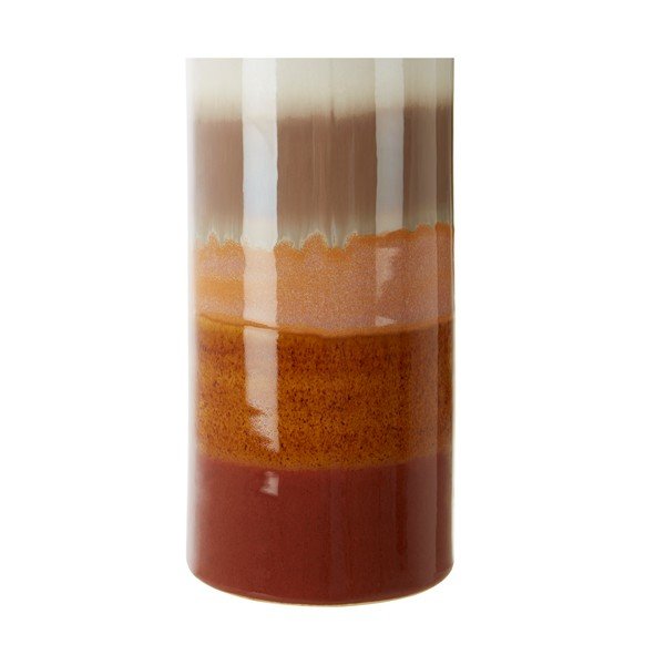 Béžovo-hnědá váza z kameniny Premier Housewares Sorrell, výška 30 cm-image-3