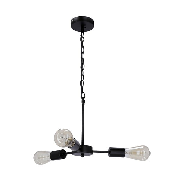 Černé kovové závěsné svítidlo Sparta – Candellux Lighting