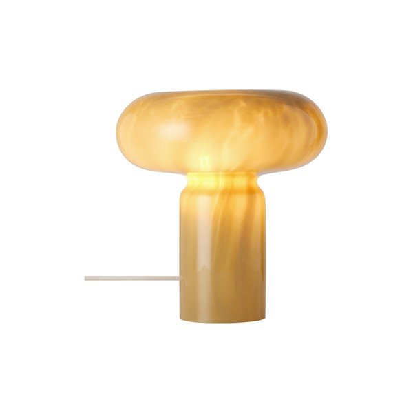 Khaki skleněná stolní lampa (výška 28 cm) Aurora – Ellos Home-image-4