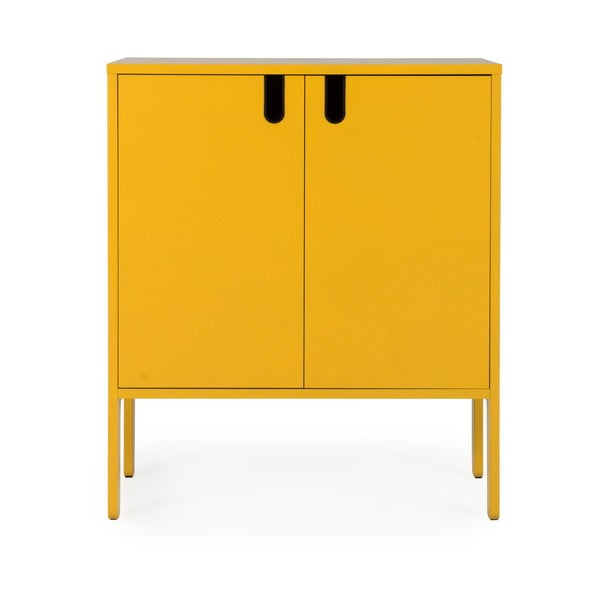 Žlutá skříňka Tenzo Uno, šířka 80 cm